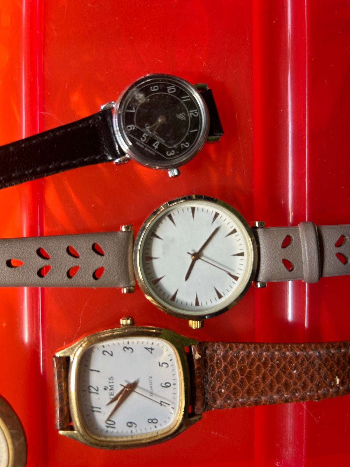 Diverse horloges - 3 polshorloges en 1 zakhorloge, Overige merken, Overige materialen, Polshorloge, Ophalen of Verzenden