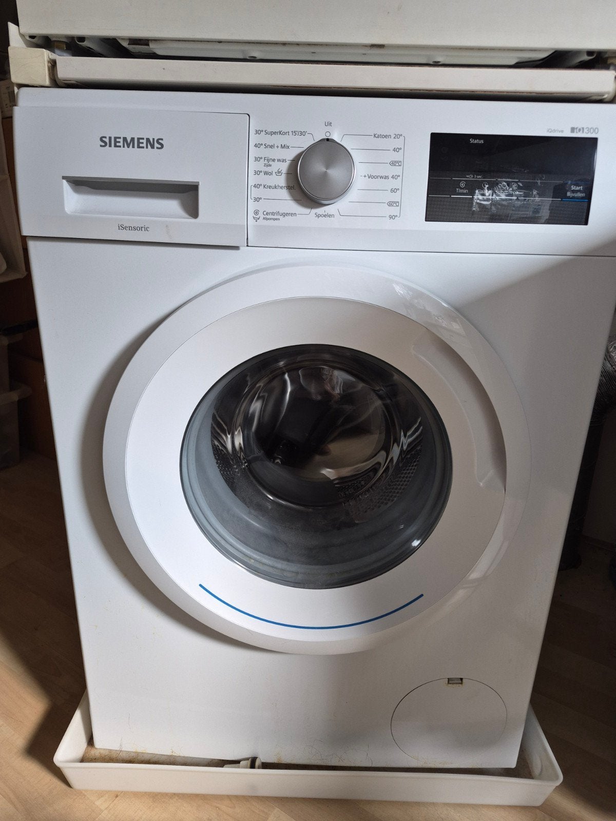 wasmachine Siemens IQ300, Ophalen, Gebruikt, 85 tot 90 cm, 1200 tot 1600 toeren