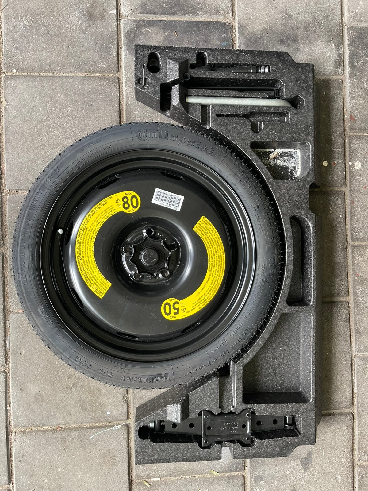 Vw Golf leon thuiskomer set compleet pech reserve 18”, Auto-onderdelen, Ophalen, Nieuw, Seat