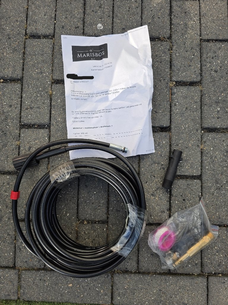 Rioolslang 15 meter voor Hogedrukreiniger, Ophalen of Verzenden, Nieuw, Elektrisch