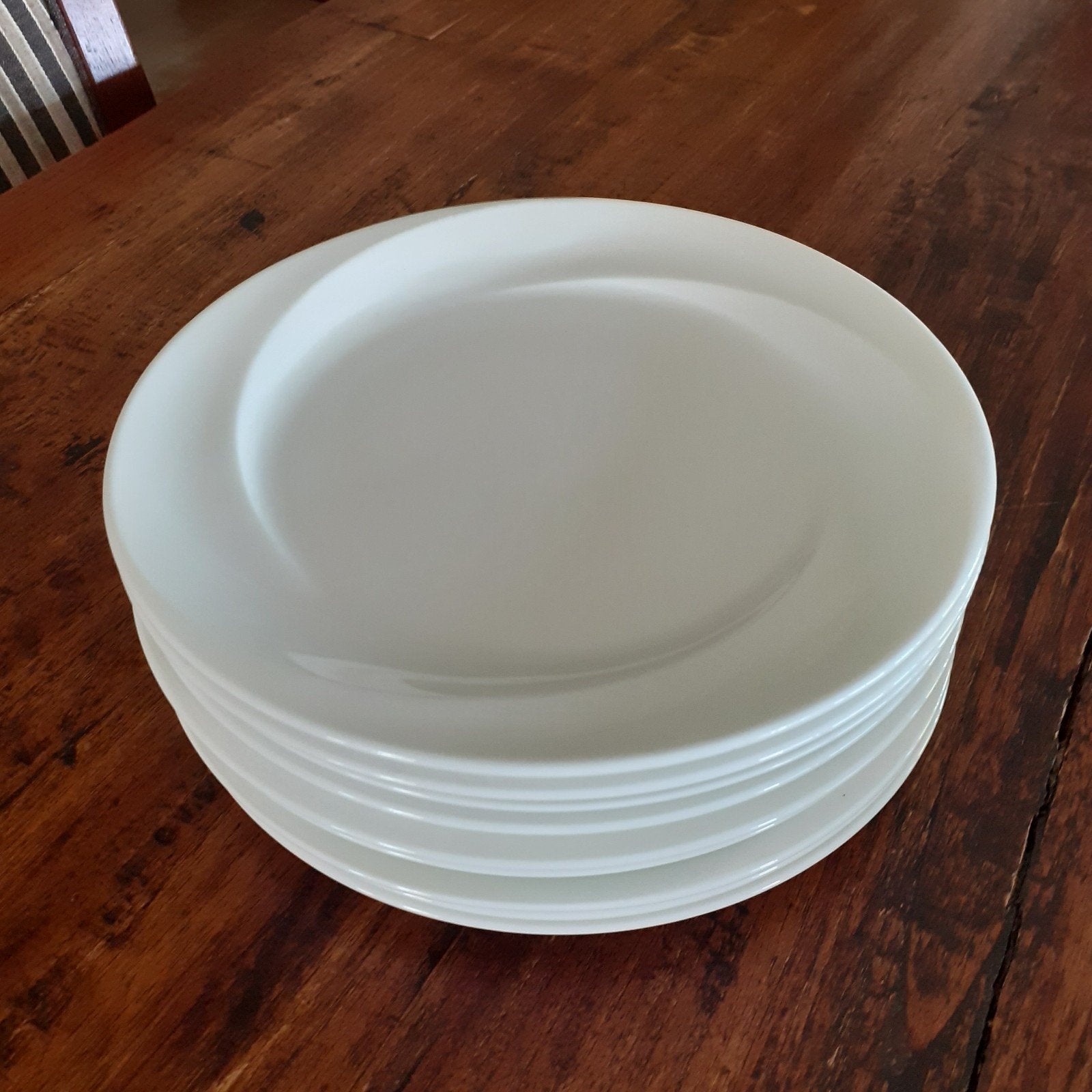 Wedgwood SOLAR Bone China  Ontbijtborden Ø 20 cm, Gebruikt, Ophalen of Verzenden, Bord(en), Modern