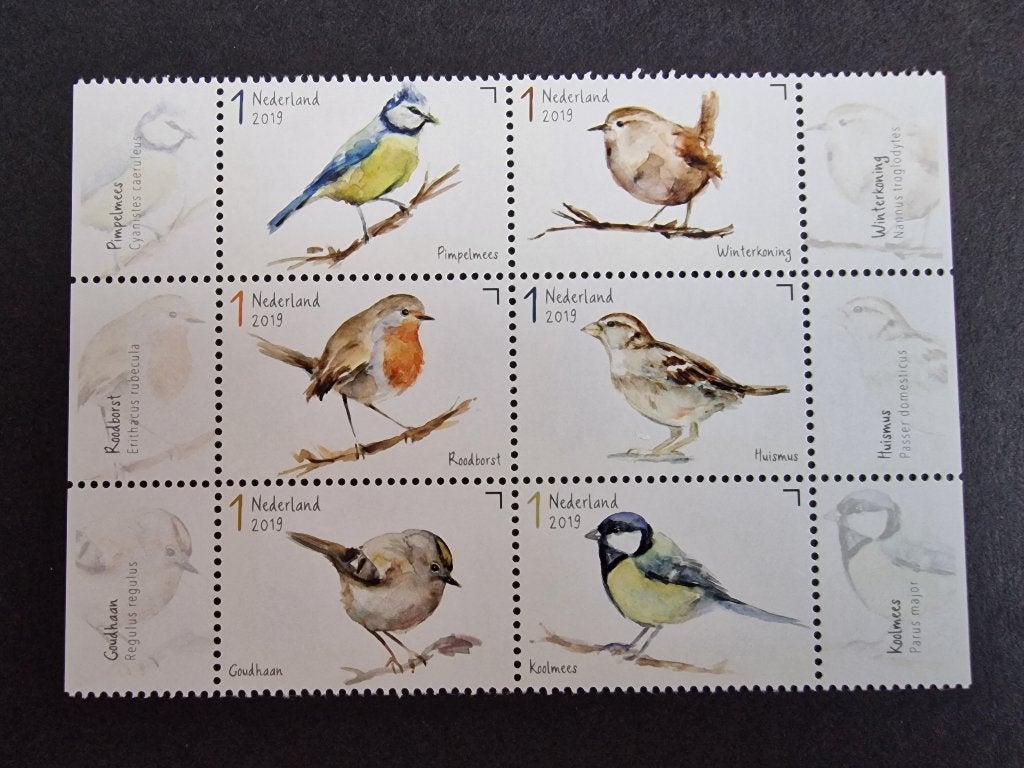 2019 NVPH 3743-3748 Tuinvogels in Nederland. Postfris., Ophalen of Verzenden, Na 1940, Postfris