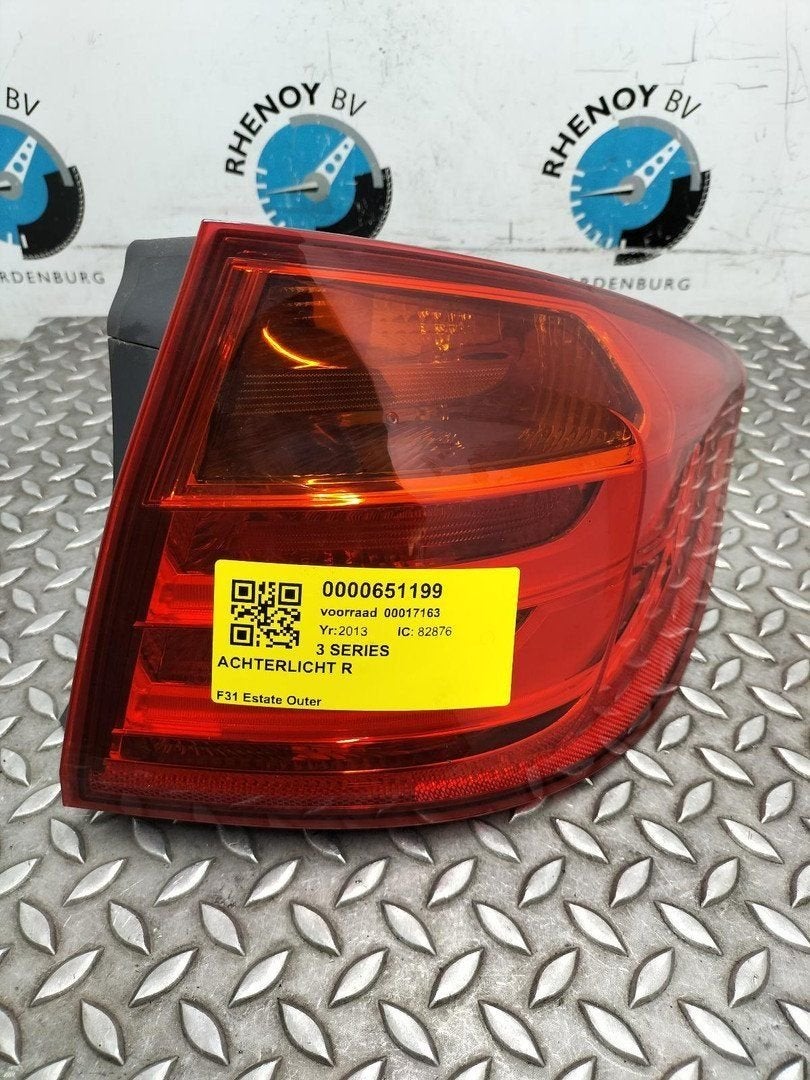 BMW 3 SERIES F31 330d High Executive  ACHTERLICHT R 2013, Ophalen of Verzenden, Gebruikt, Stiba lid