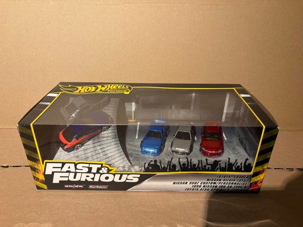 Hot Wheels Premium Fast & Furious Diorama, Ophalen of Verzenden, Zo goed als nieuw, Auto