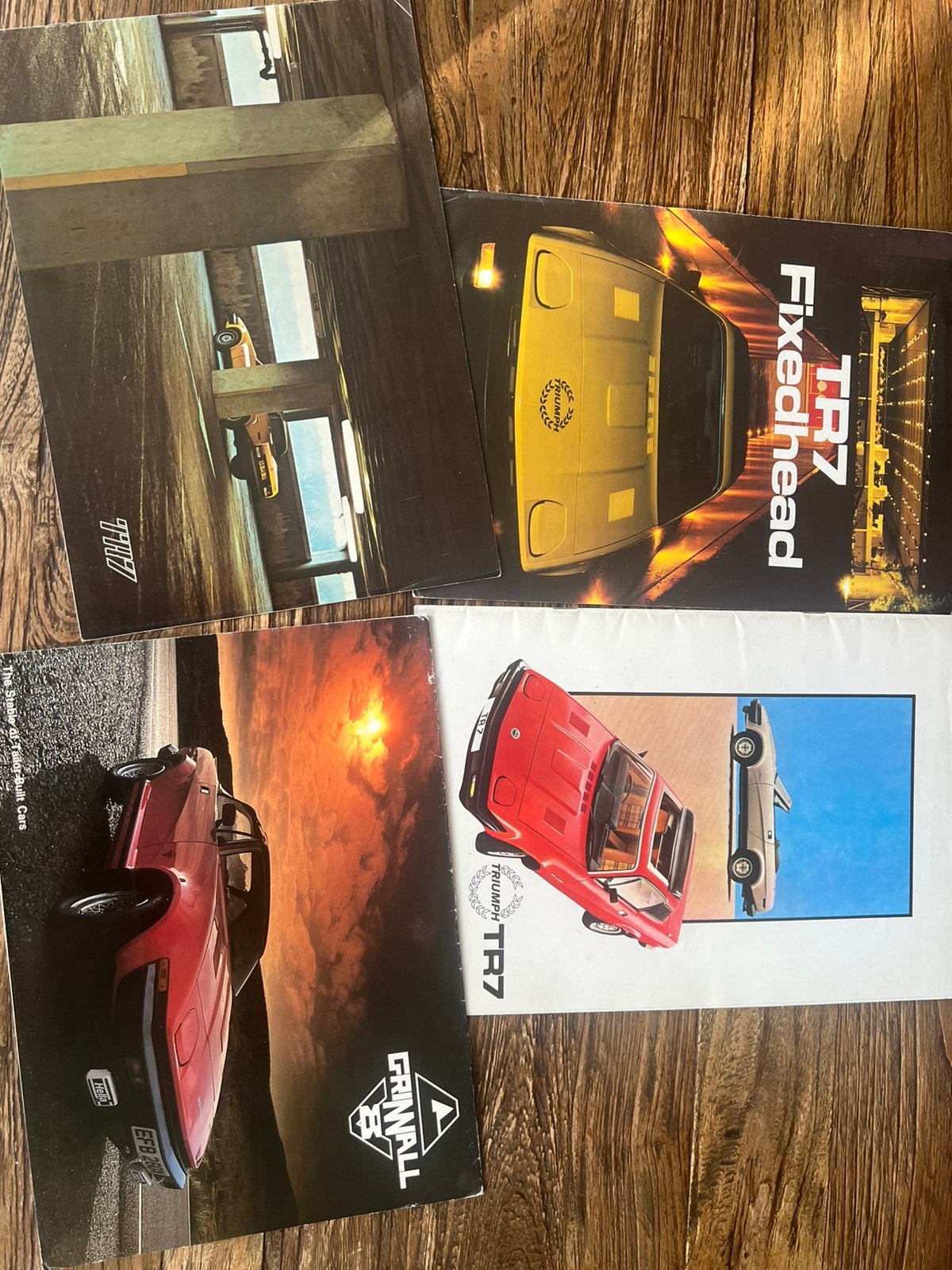 4 folders Triumph TR7, Ophalen of Verzenden, Zo goed als nieuw, Overige merken