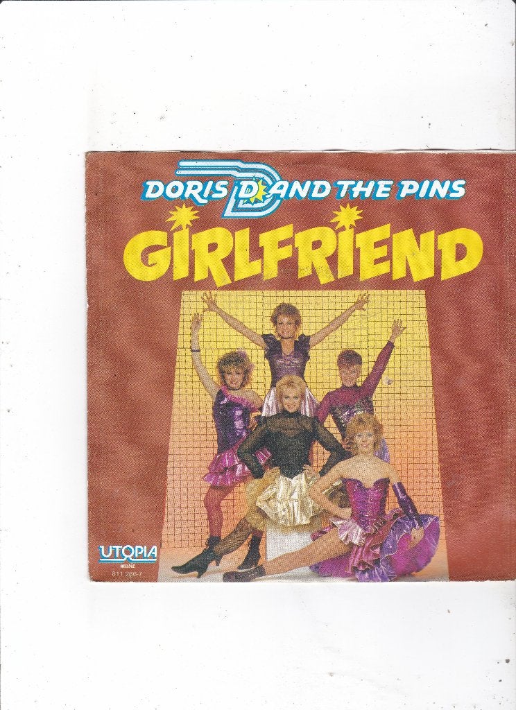Single Doris D & The Pins - Girlfriend, Ophalen of Verzenden, Gebruikt, 7 inch, Pop