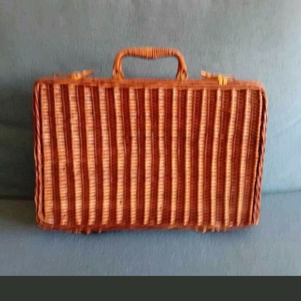 Rieten koffertje Vintage, Ophalen of Verzenden, Nieuw