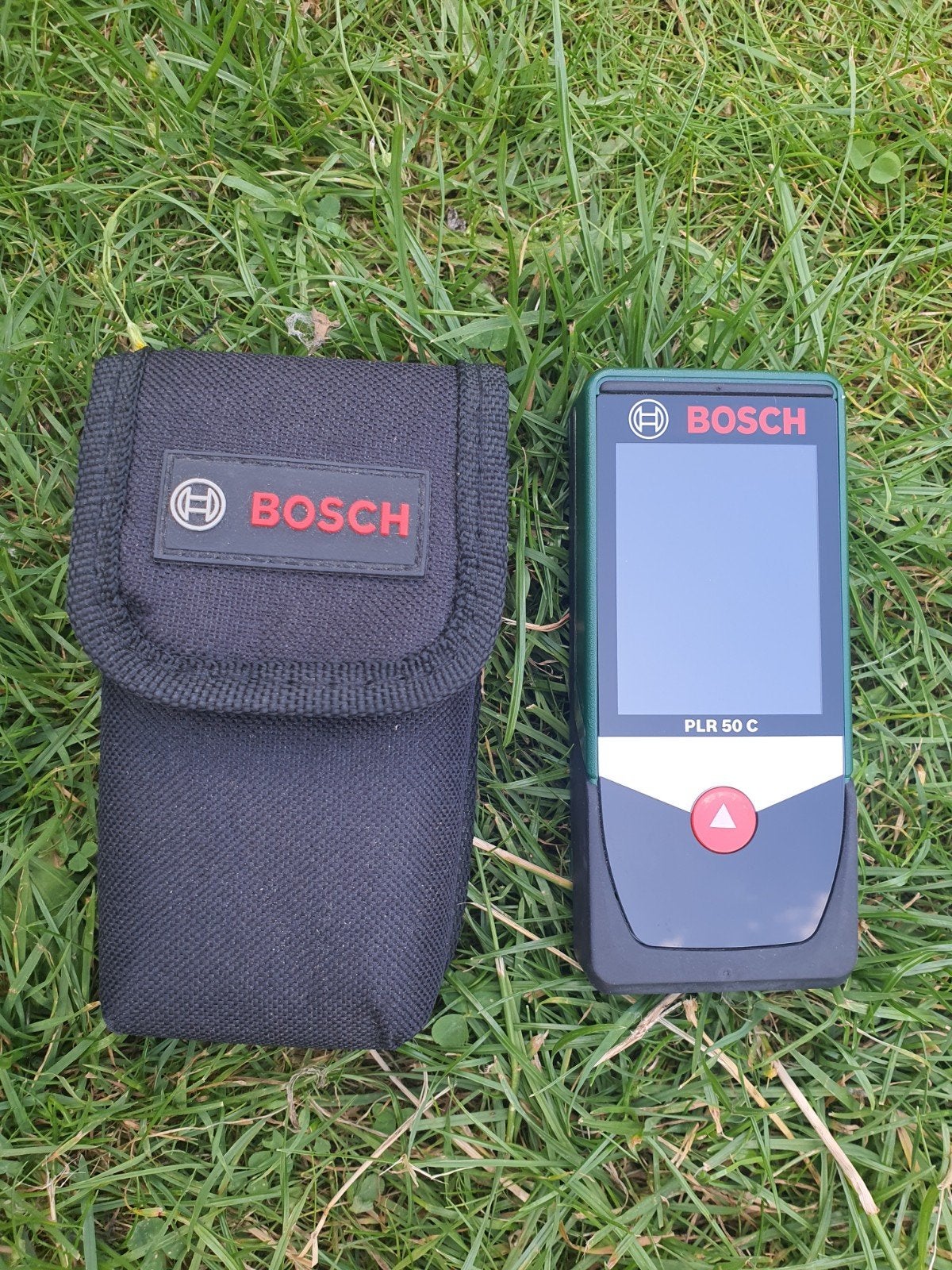 Bosch PLR 50 C Laser Afstandsmeter met hoesje, Ophalen