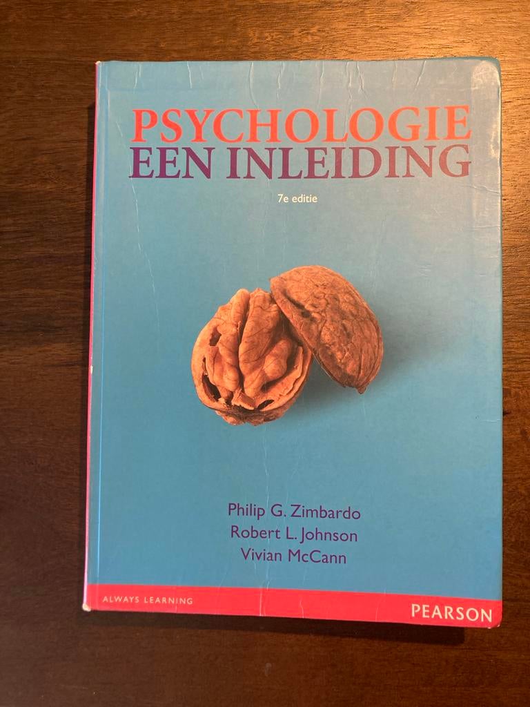 Psychologie een inleiding - 7e editie, Ophalen of Verzenden, Gelezen, Overige onderwerpen