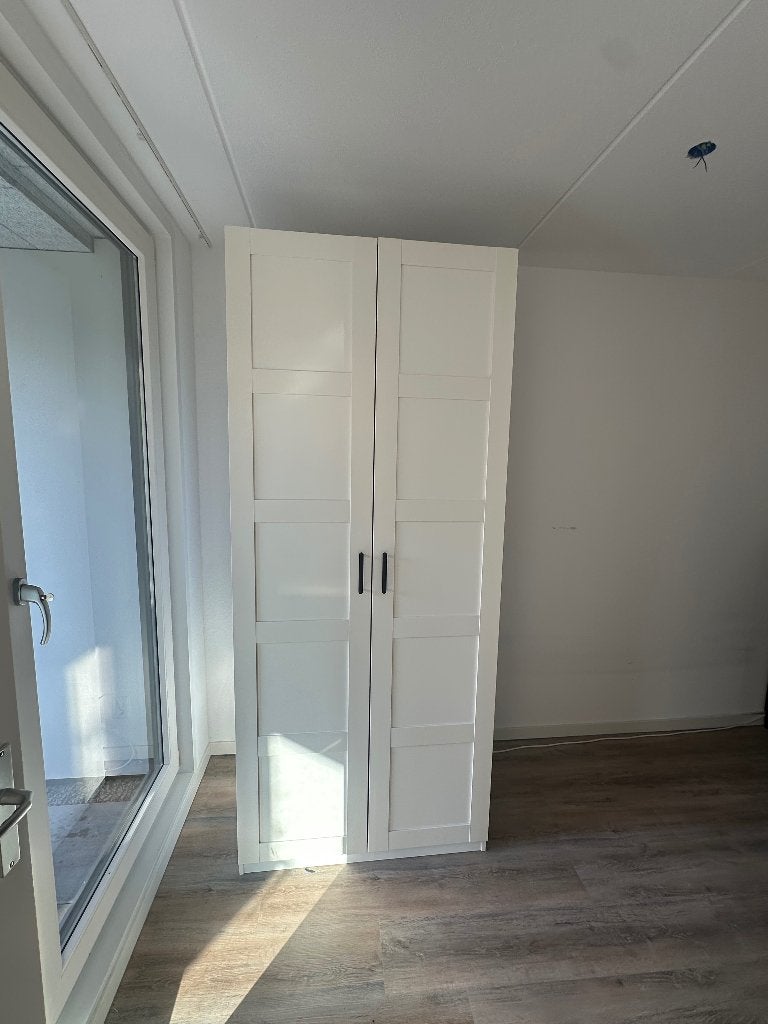 Pax IKEA kast met bergsbo deuren, Ophalen, Met deur(en), 200 cm of meer, 50 tot 100 cm