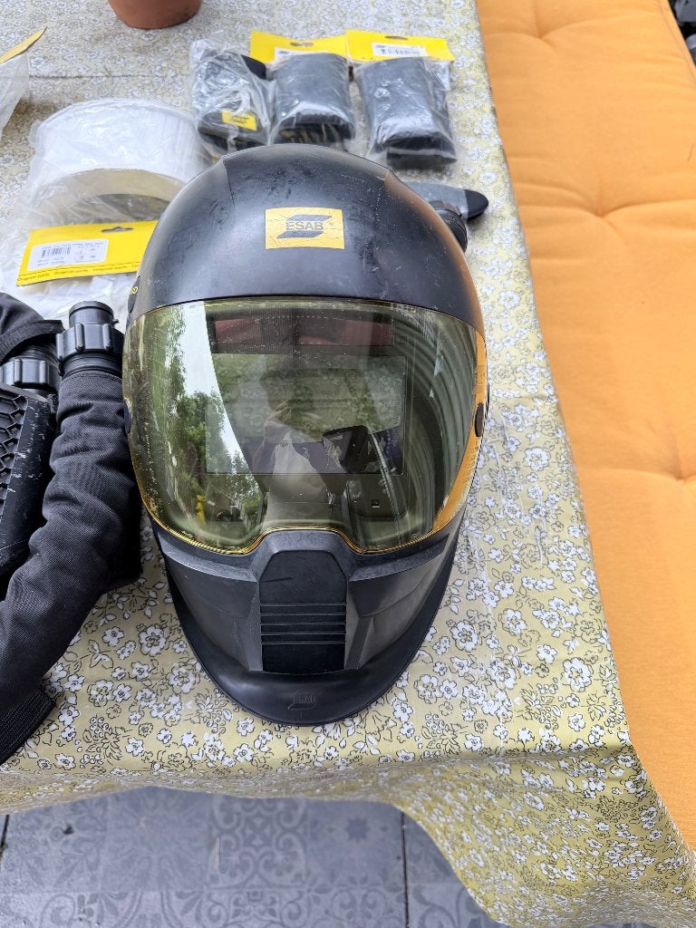 Esab lashelm, Doe-het-zelf en Verbouw, Laskappen, Gebruikt, Lasfilter, Ophalen