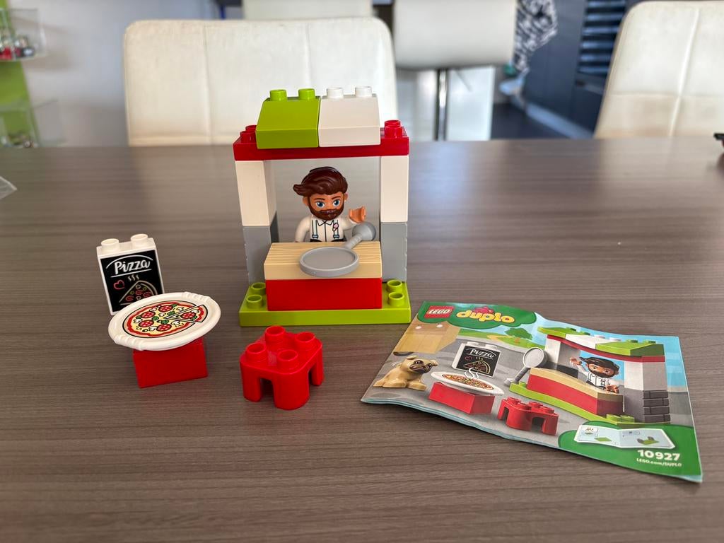Duplo 10927 Pizza Kraam, Kinderen en Baby's, Speelgoed | Duplo en Lego, Ophalen of Verzenden, Zo goed als nieuw, Duplo