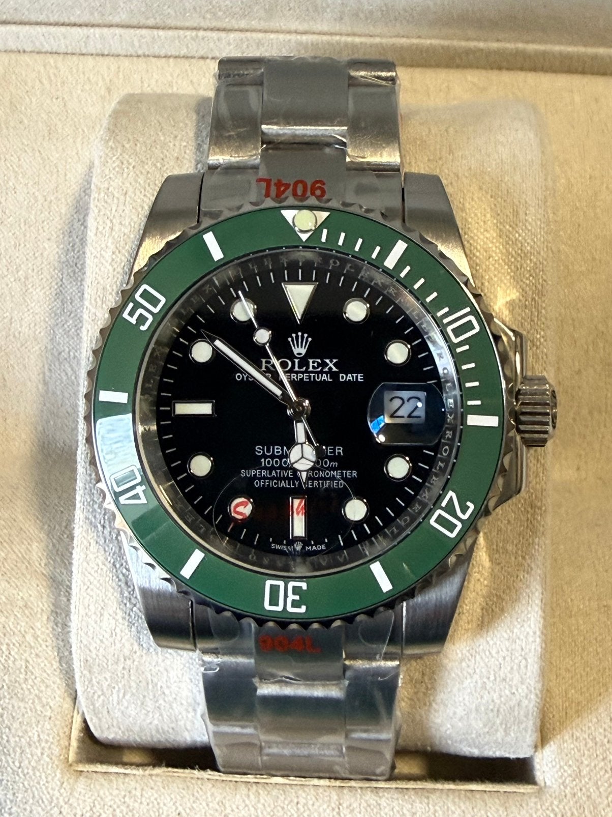 Rolex submariner starbucks, Ophalen of Verzenden, Waterdicht, Nieuw, Android