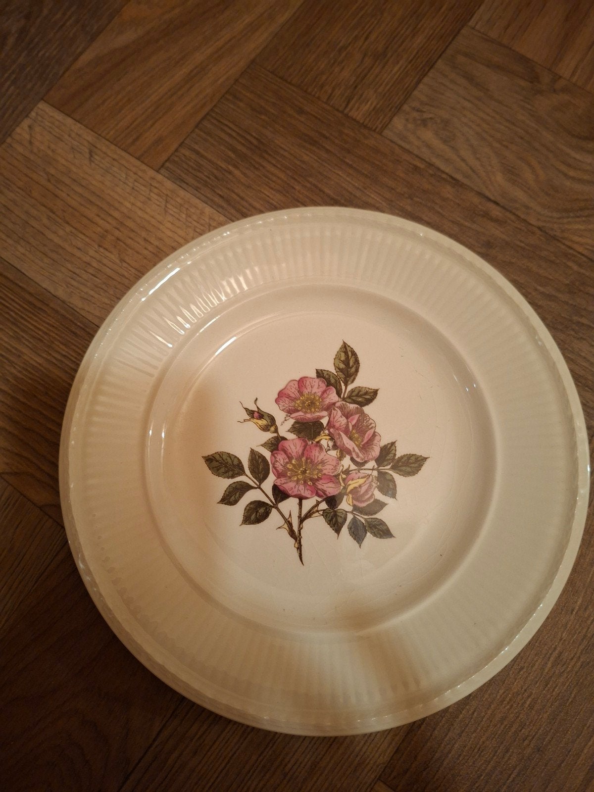 Wedgwood "Briar Rose" ontbijtbord - Uitstekende Staat, Klassiek, Ophalen of Verzenden, Zo goed als nieuw, Bord(en)