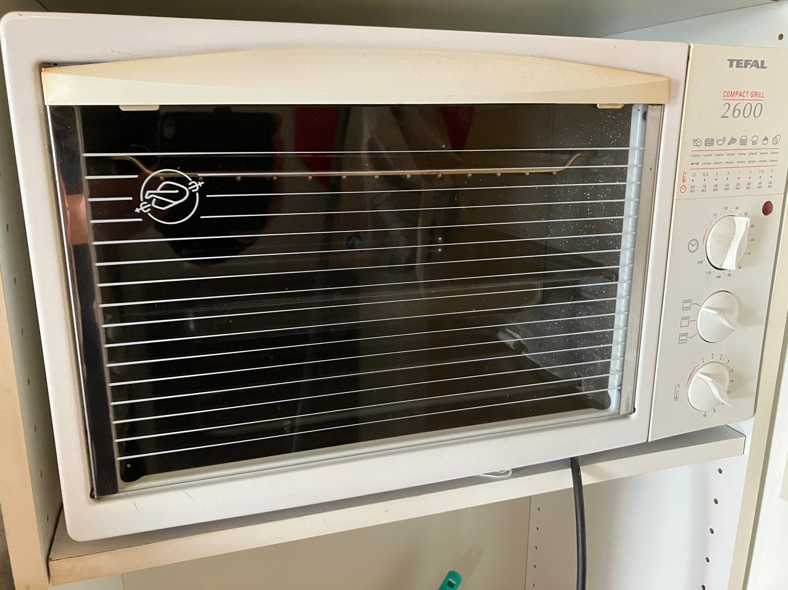 Tefal compact grill 2600 defect, Ophalen, Niet werkend, Vrijstaand, Minder dan 45 cm