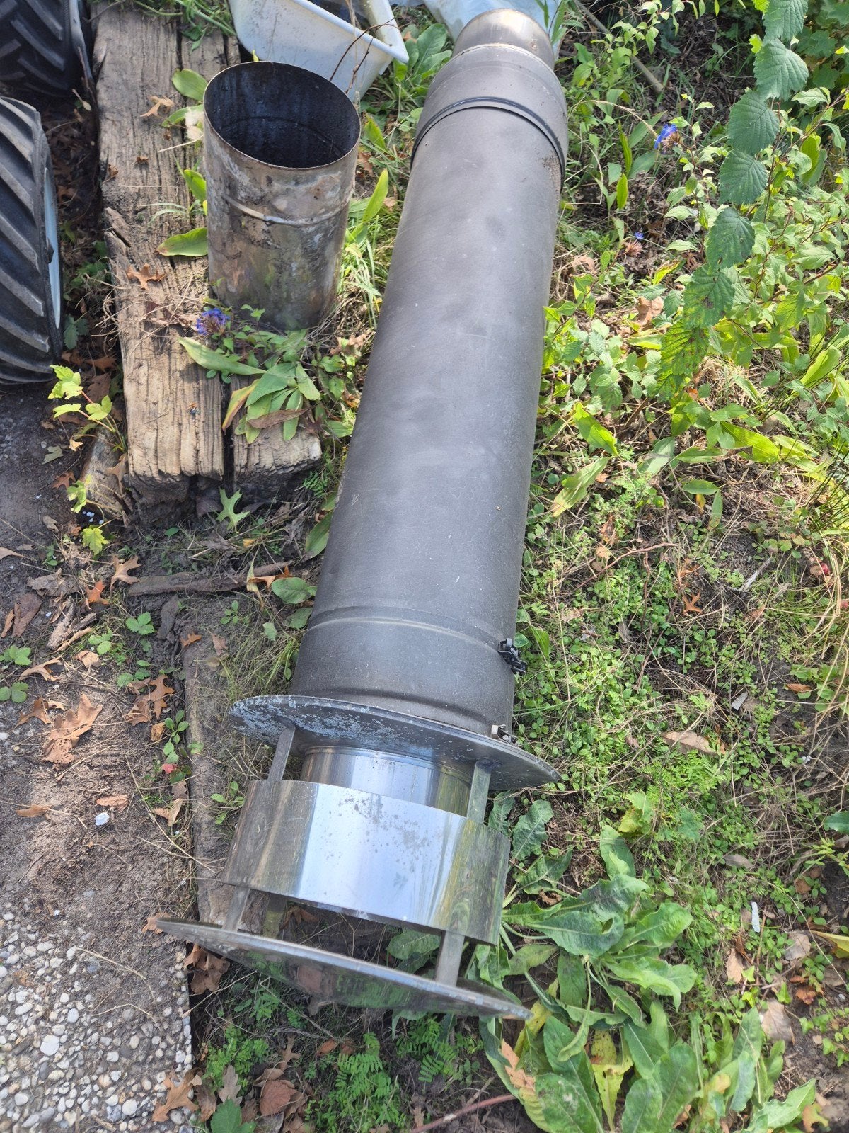 Kachelbuis met regenkap, Ophalen, Gebruikt