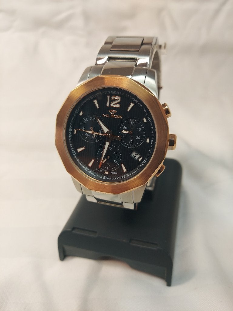 Murex Heren Horloge - Swiss Made - Nieuw!!!!!!, Sieraden, Tassen en Uiterlijk, Overige merken, Staal, Staal, Polshorloge
