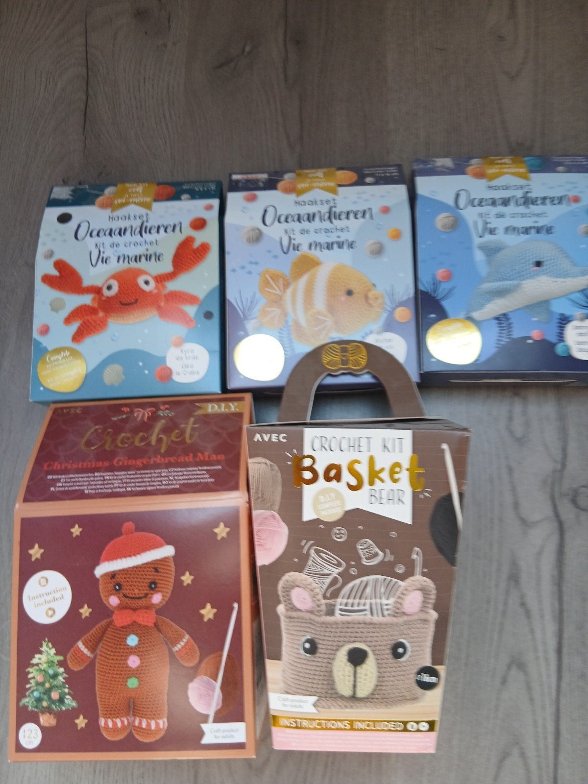 haaksets, Ophalen, Versiering