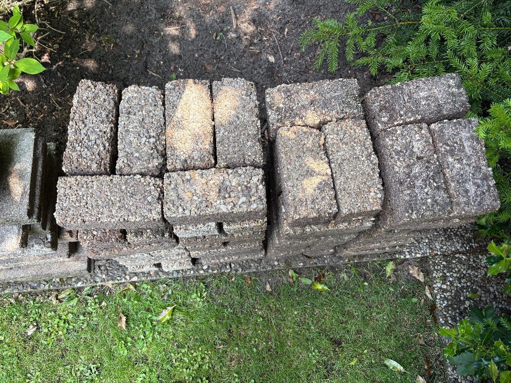 Betonklinkers, Ophalen, Gebruikt, Klinkers, 10 m² of meer