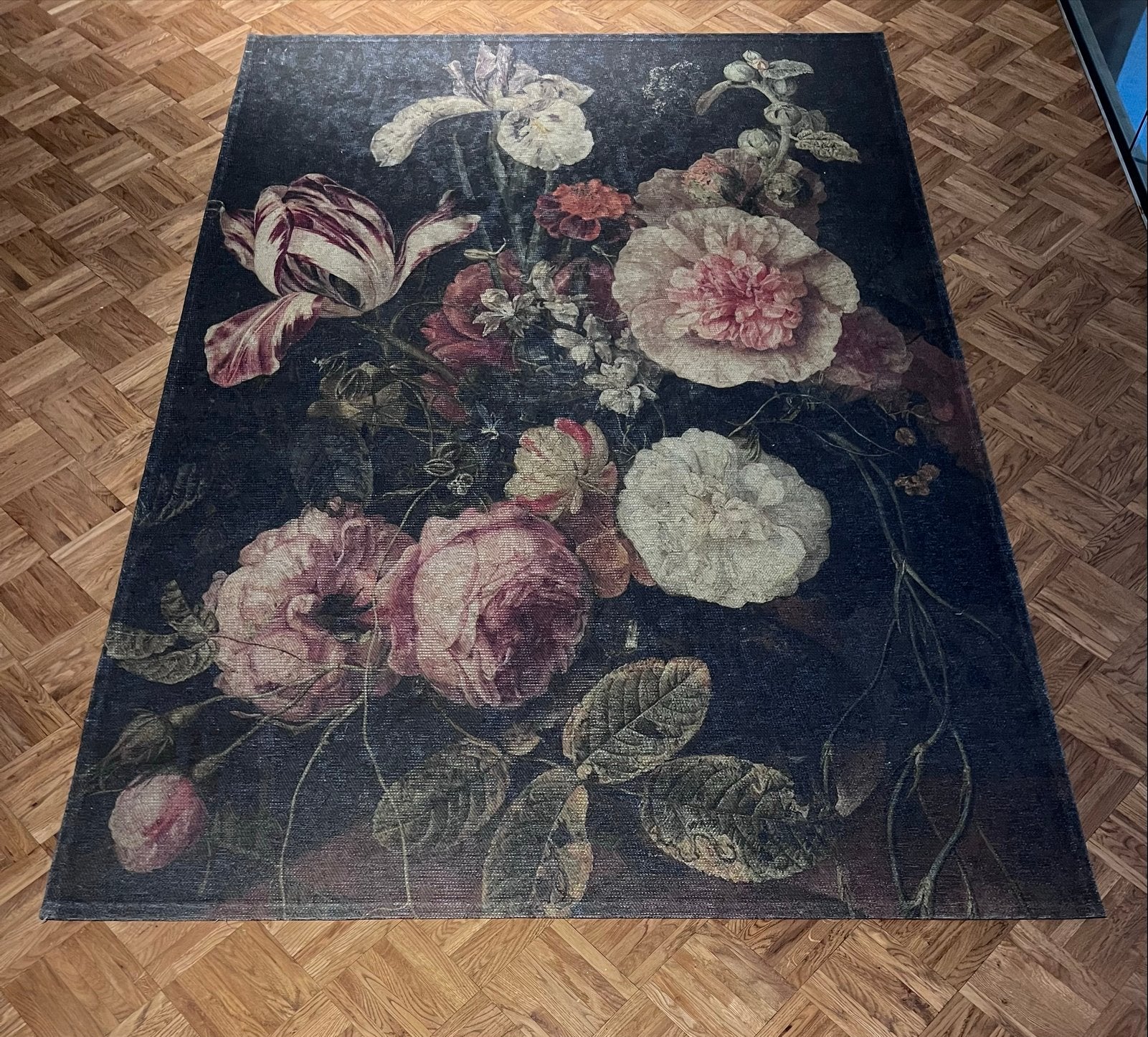 Sissy-Boy x Rijksmuseum Vloerkleed - 157x234 cm, Huis en Inrichting, Zwart, 150 tot 200 cm, 200 cm of meer, Ophalen of Verzenden