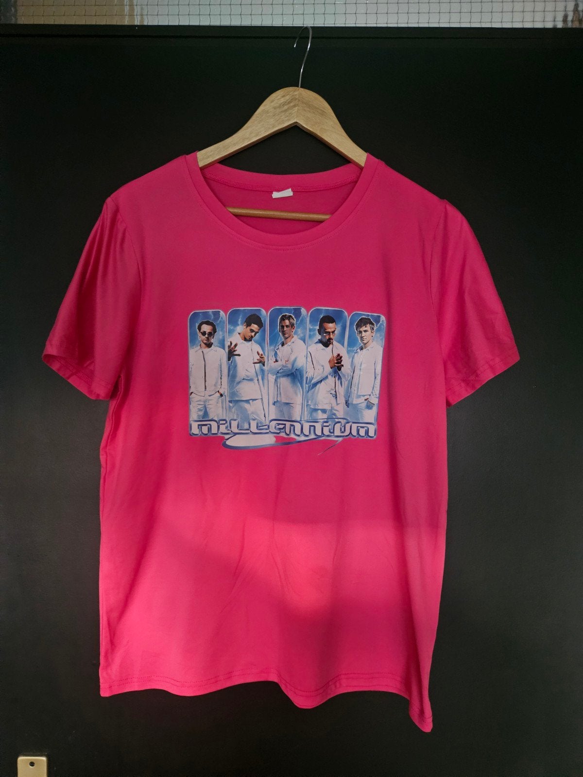 Roze Millennium T-shirt met korte mouwen, Kleding | Dames, T-shirts, Maat 42/44 (L), Ophalen of Verzenden, Onbekend, Korte mouw