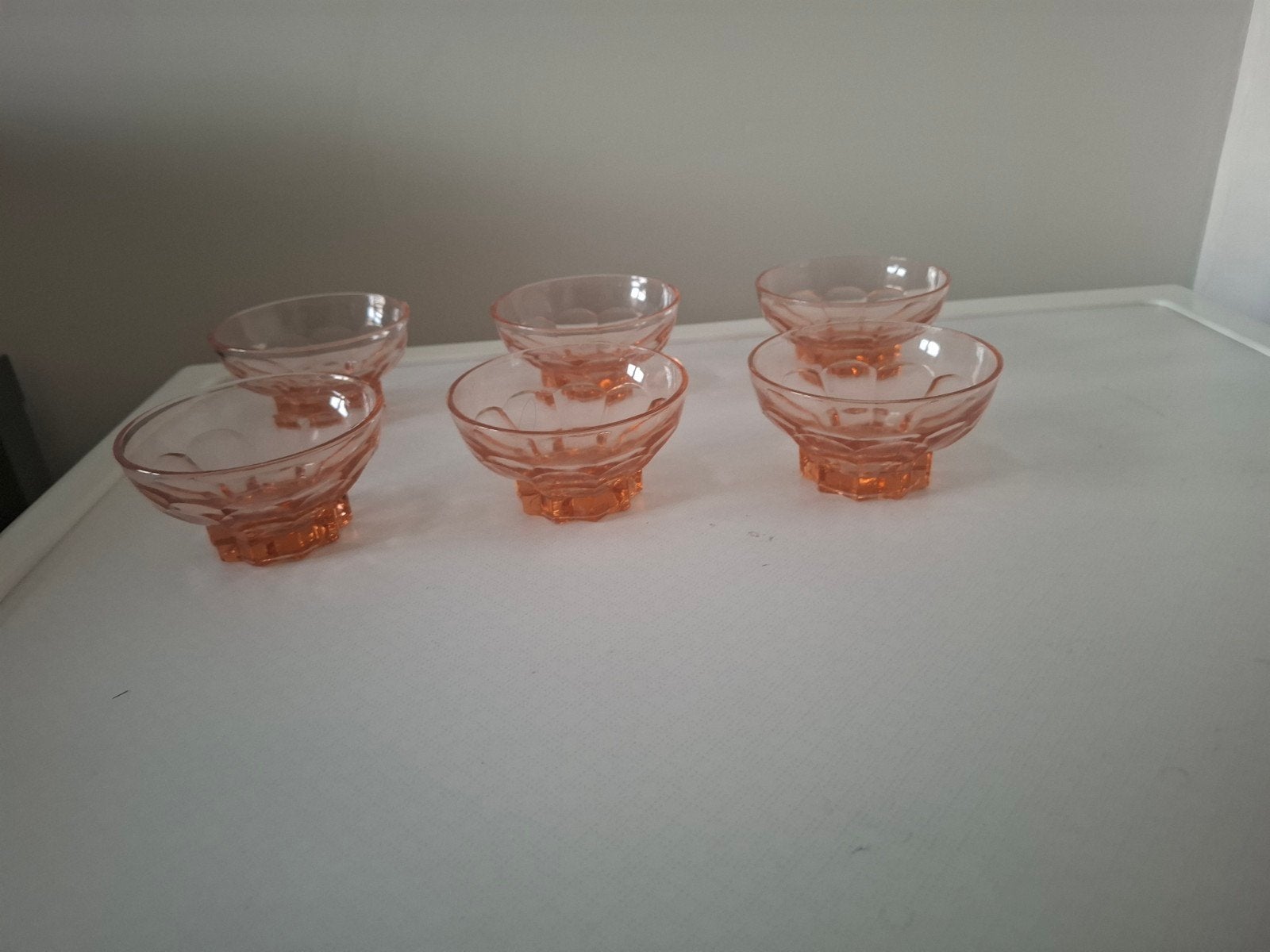 Vintage schaaltjes, Huis en Inrichting, Keuken | Servies, Gebruikt, Ophalen of Verzenden, Overige stijlen, Glas