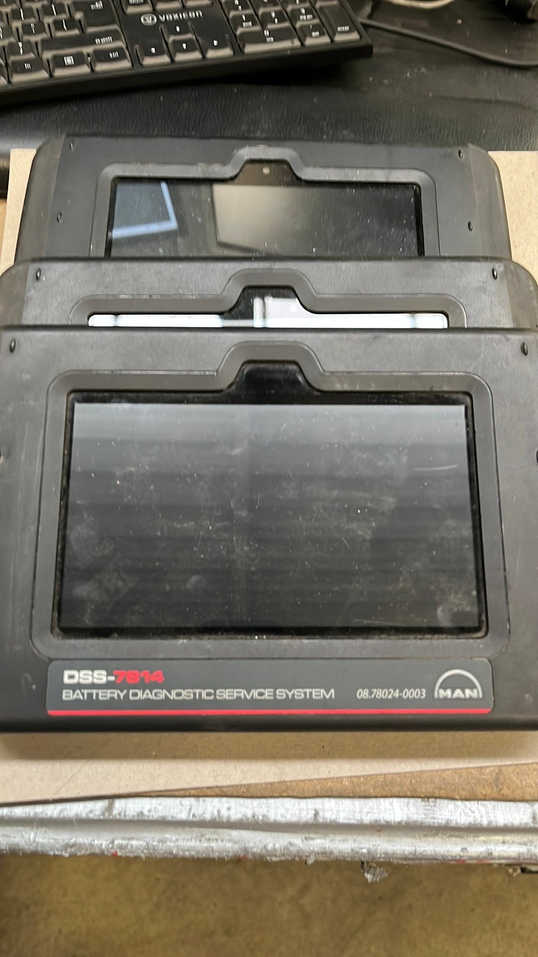 DSS-7814 MAN BATTERY TESTER TABLET (3 stuks), Gebruikt, Onbekend, Ophalen of Verzenden, Onbekend