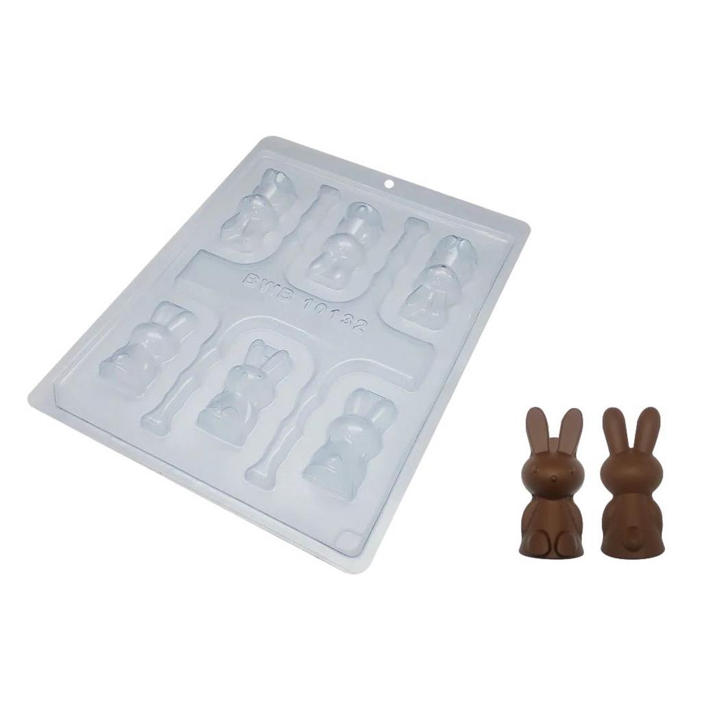 Bwb konijn mini chocolade mal NIEUW, Ophalen of Verzenden, Nieuw, Taarten of Cupcakes, Versiering