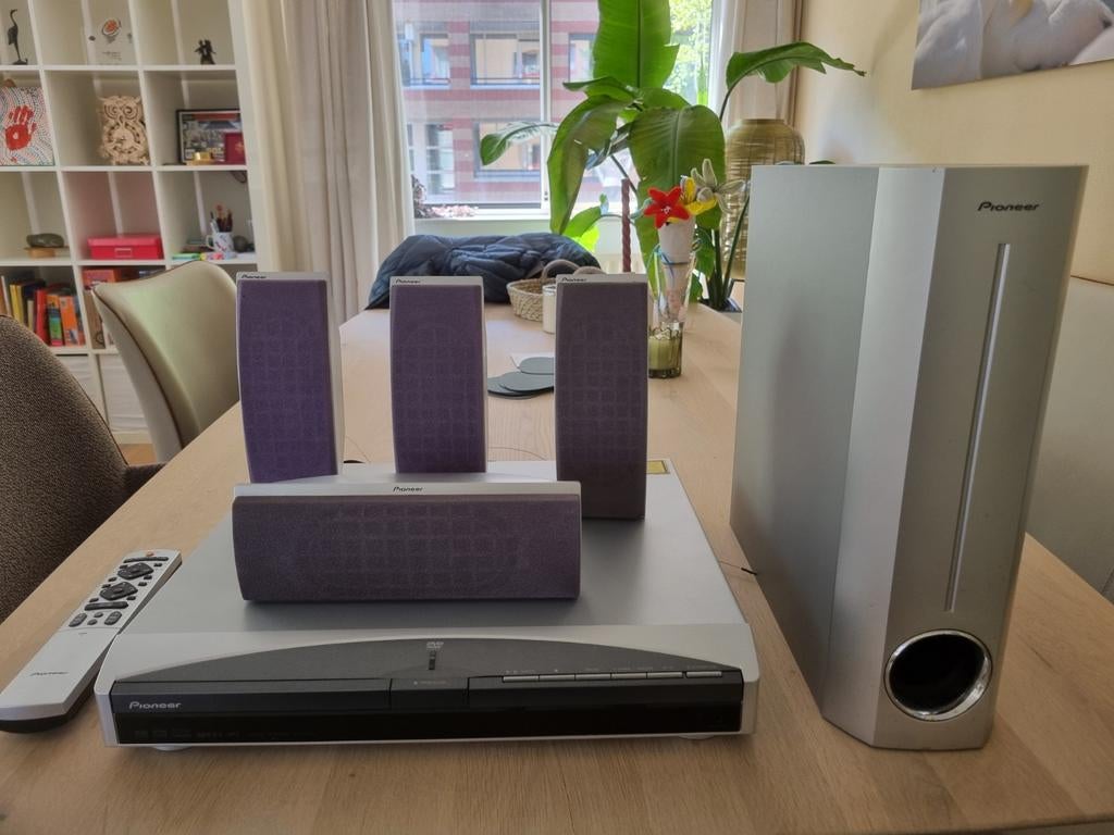 Pioneer Home Cinema Set met DVD-speler en 5.1 Luidsprekers, Audio, Tv en Foto, Home Cinema-sets, Ophalen, Gebruikt, Pioneer, 5.1-systeem
