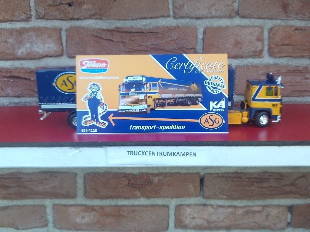 Tekno  Scania  141  4 x 2  van  A.S.G., Ophalen of Verzenden, Nieuw, Bus of Vrachtwagen, Tekno