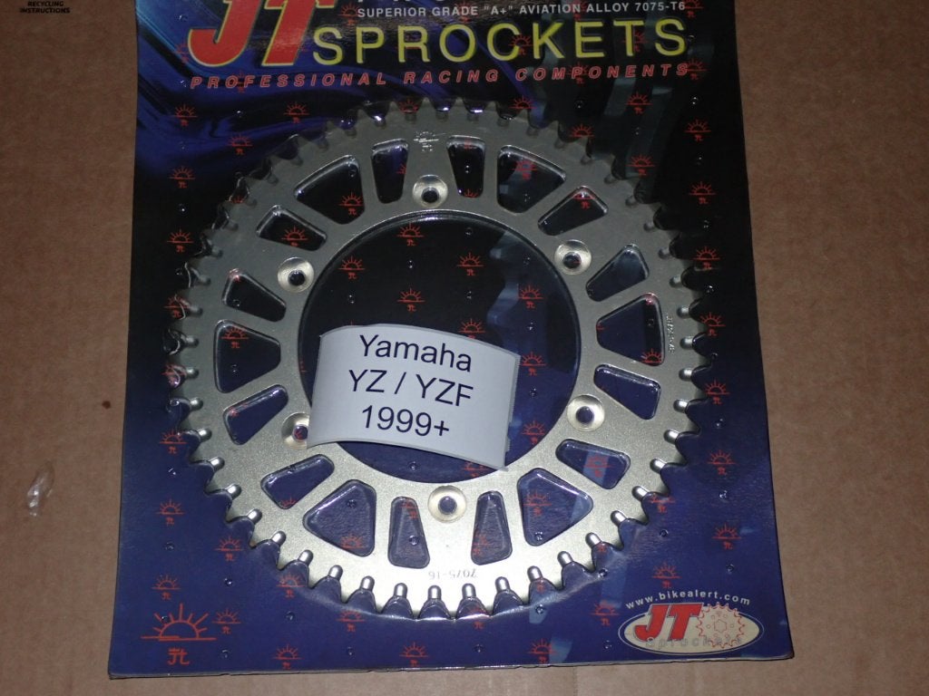 Yamaha YZ YZF 125 250 450 Achter Tandwiel 48T, Verzenden