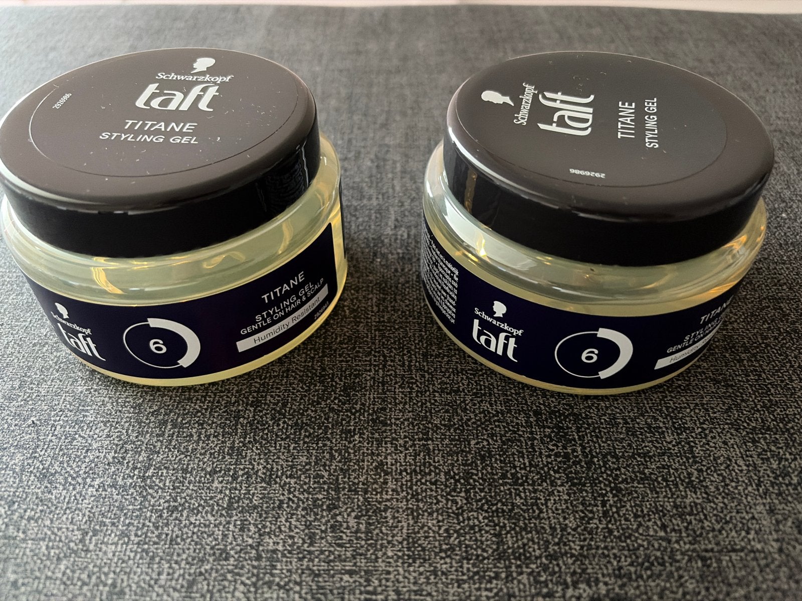 2x Schwarzkopf Taft Titane Styling Gel - Sterke Fixatie, Ophalen of Verzenden, Nieuw, Gel, Wax, Haarlak of Mousse
