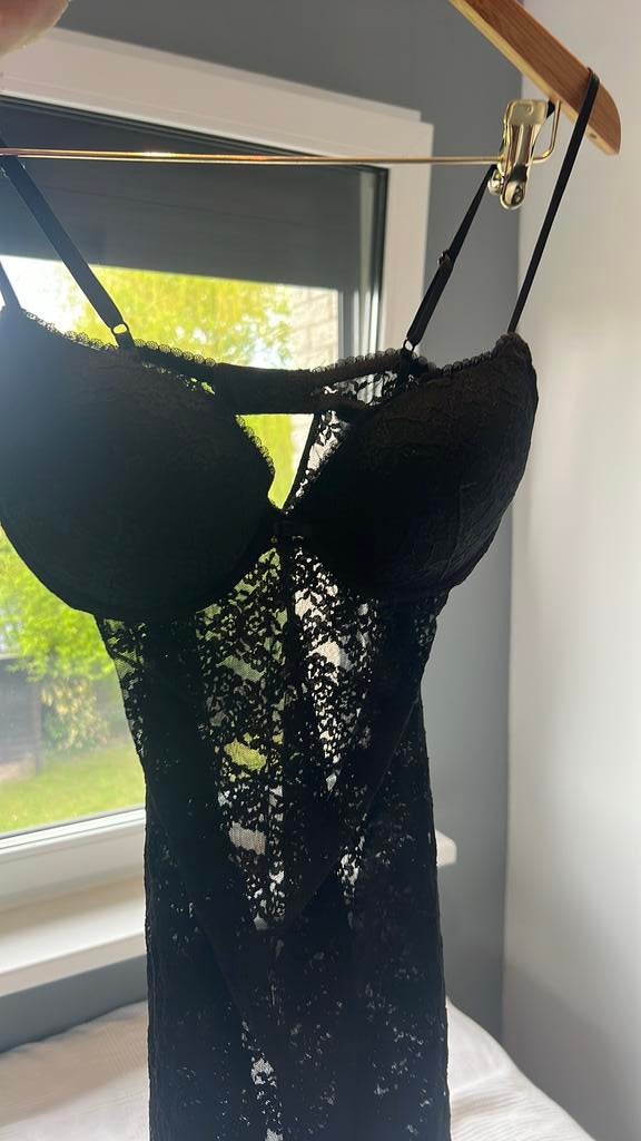 Sexy lingerie jurkje maat S Marie Jo, Ophalen of Verzenden, Zwart, Nachtkleding