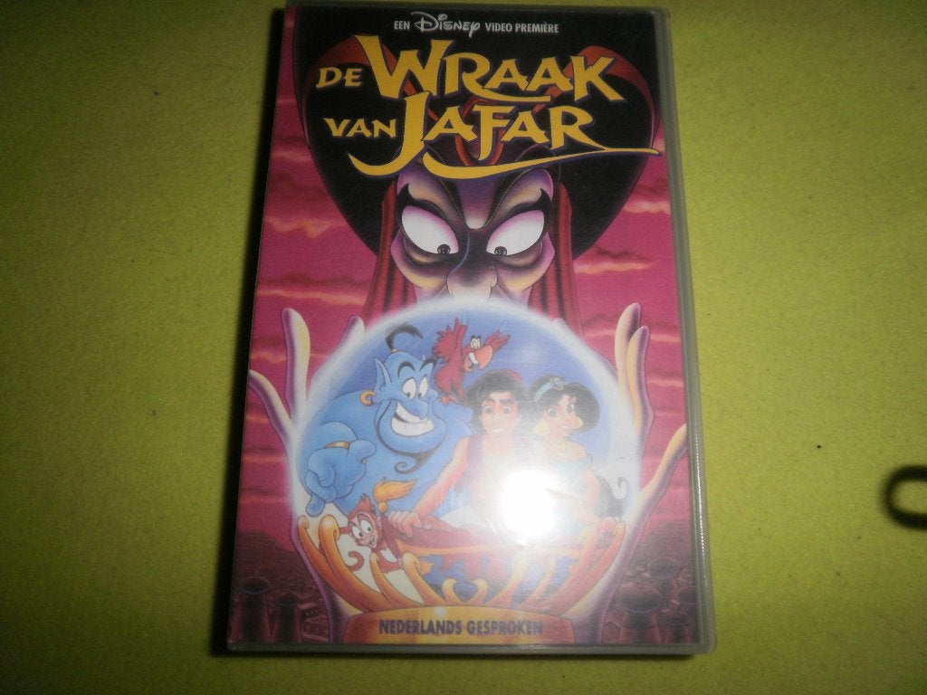 DE WRAAK VAN JAFAR! Mooie Disney Klassieker Op VIDEO!, Tekenfilm, Verzenden, Alle leeftijden, Zo goed als nieuw