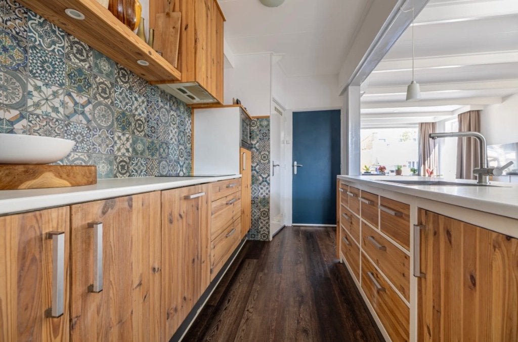 Complete keuken met eiland, Ophalen, Gebruikt, Overige kleuren, Dubbelwandige keuken