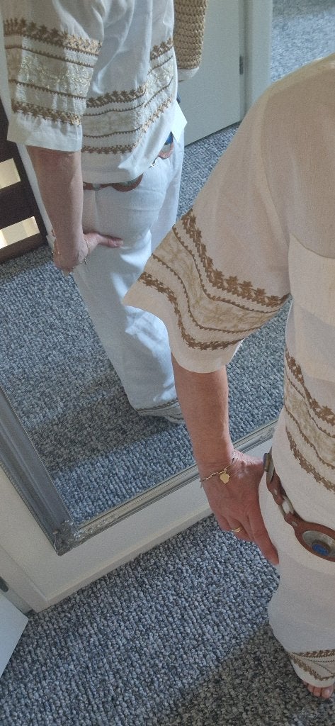 Nukus 2 delige set Bodine embroidery xs en Valerie broek  S, Overige kleuren, Nieuw, Ophalen of Verzenden, Maat 36 (S)