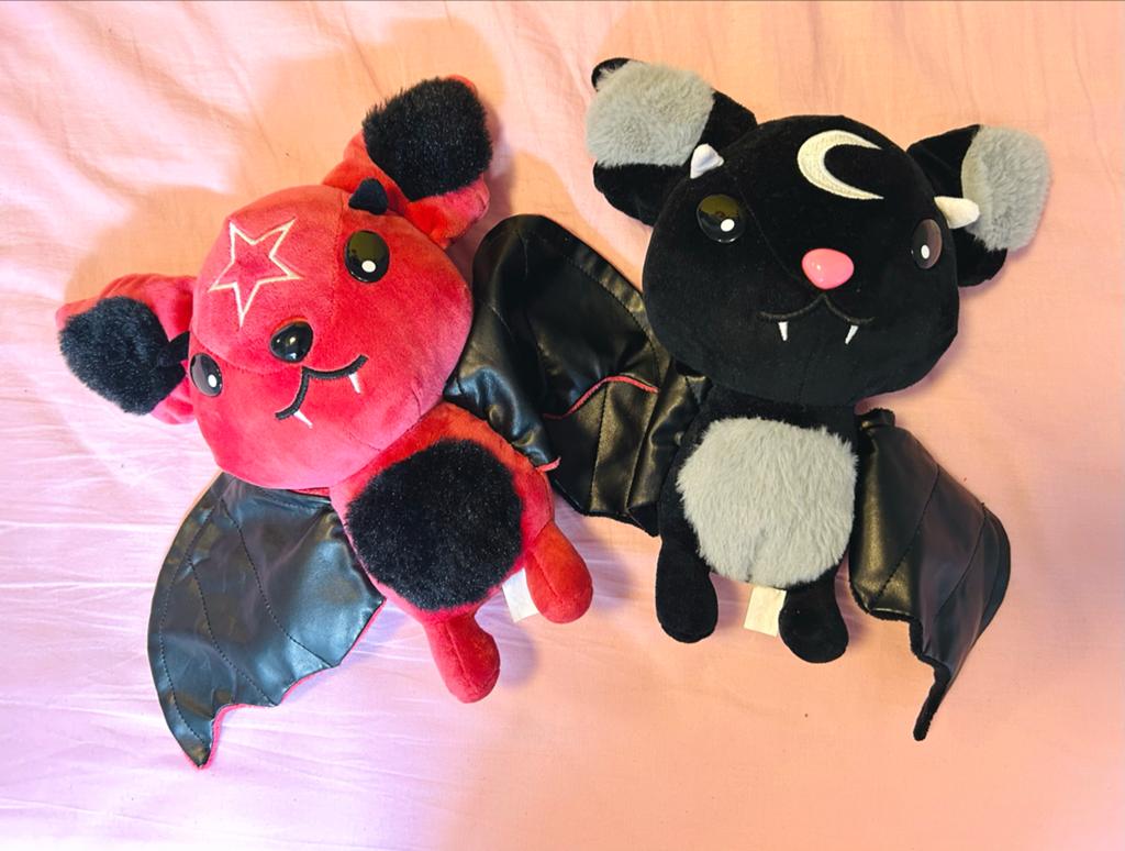 Vleermuis knuffels, Overige typen, Ophalen of Verzenden, Zo goed als nieuw, Middelgroot (20 tot 80 cm)