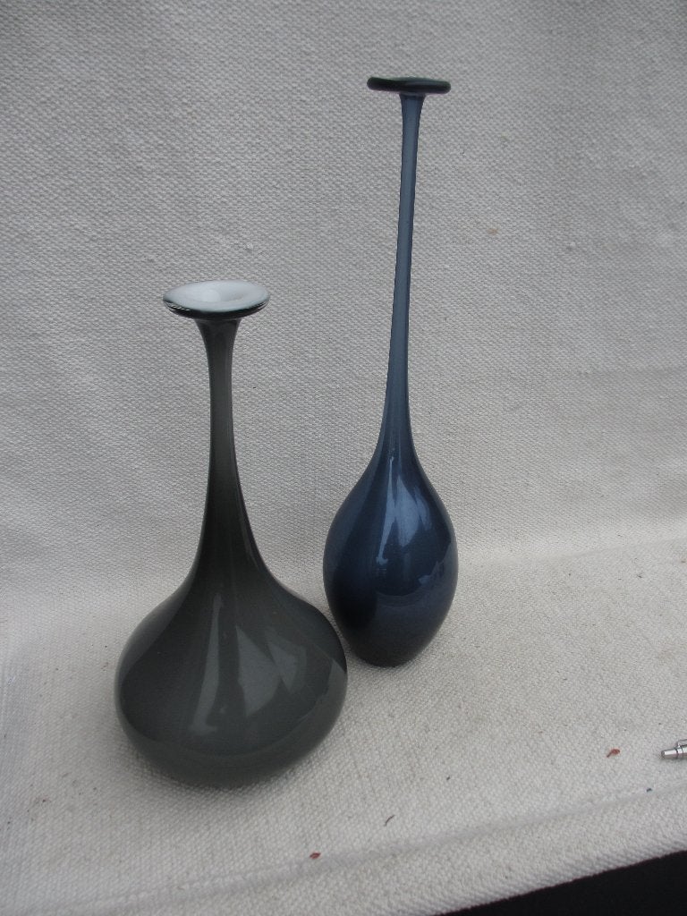 Scandinavische Longneck vaas / Kosta Boda ?