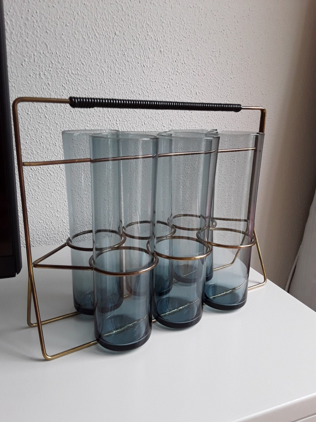 Vintage messing barset, Ophalen, Gebruikt, Overige typen
