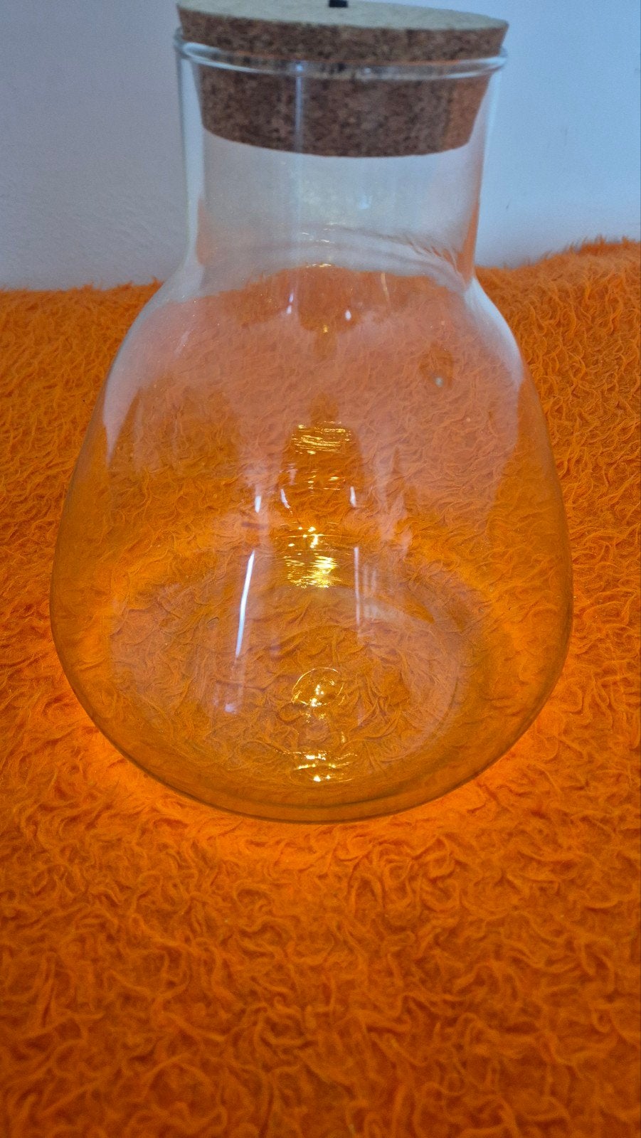 Glazen fles met kurk - Decoratief en veelzijdig, Ophalen of Verzenden