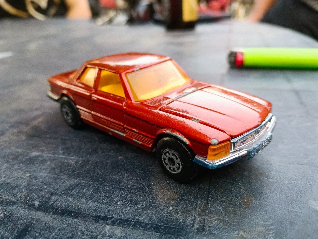 Te koop martchbox Mercedes 350 slc, Ophalen of Verzenden, Gebruikt, Auto, Matchbox