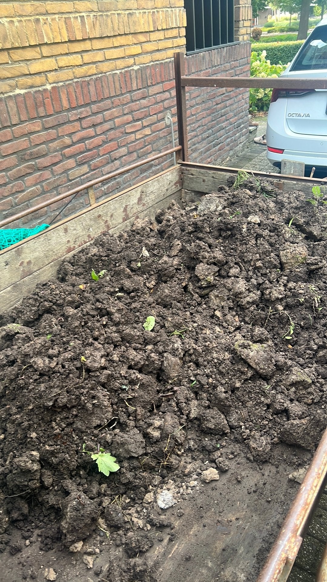 Karretje grond, Ophalen, Tuinaarde