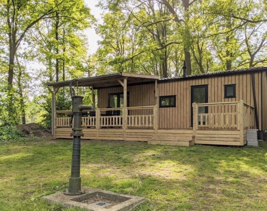 4 persoons Chalet te koop Lieren, Caravans en Kamperen, Stacaravans, Tot en met 4