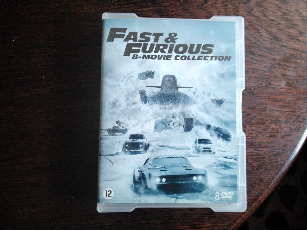 Fast & furious 8 movie collection compleet, 8disk, origineel, Engels, Nederlands, Ophalen of Verzenden, Zo goed als nieuw