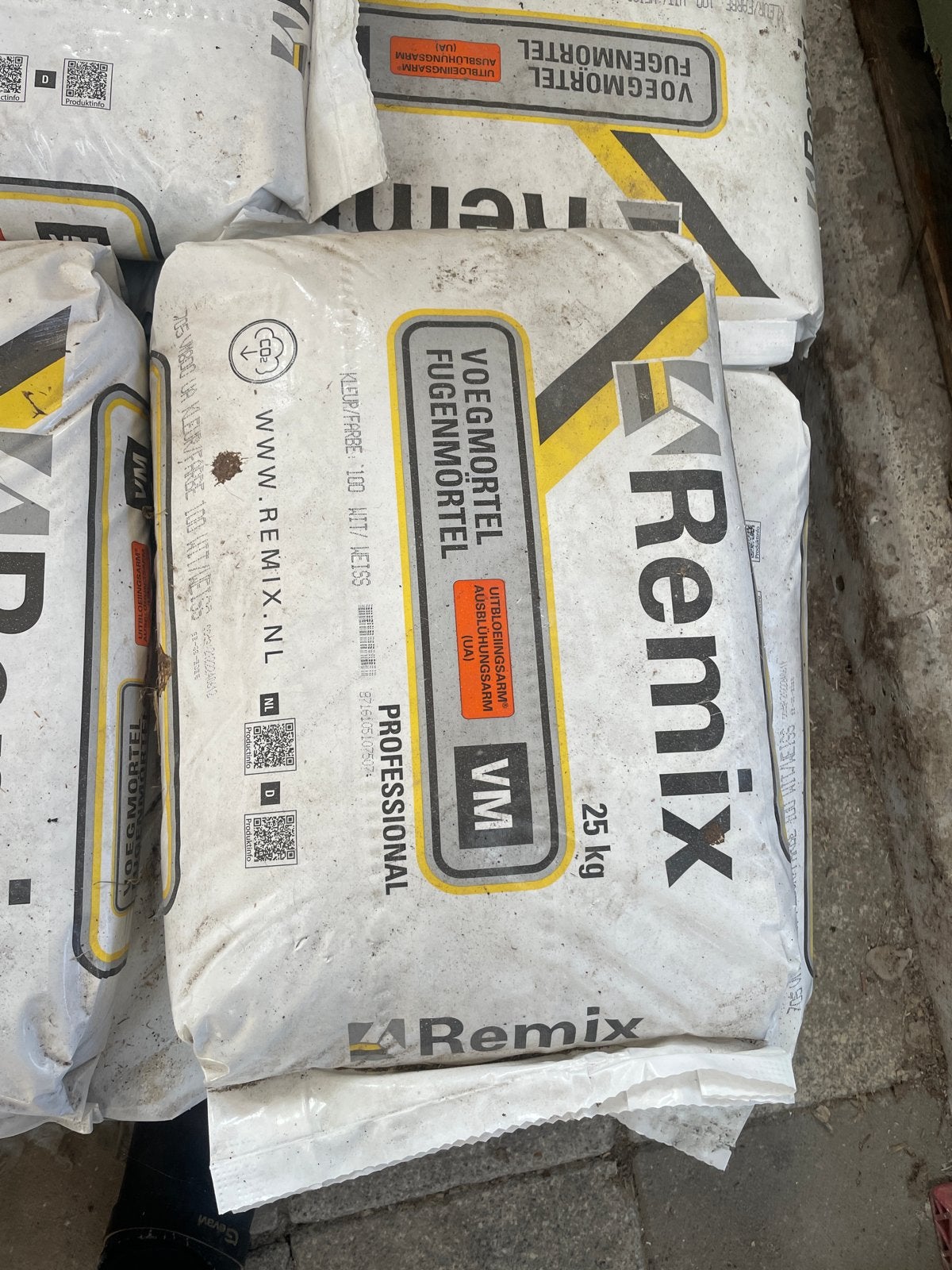 Remix Voegmortel 25 kg - Professionele kwaliteit, Doe-het-zelf en Verbouw, Ophalen, Nieuw