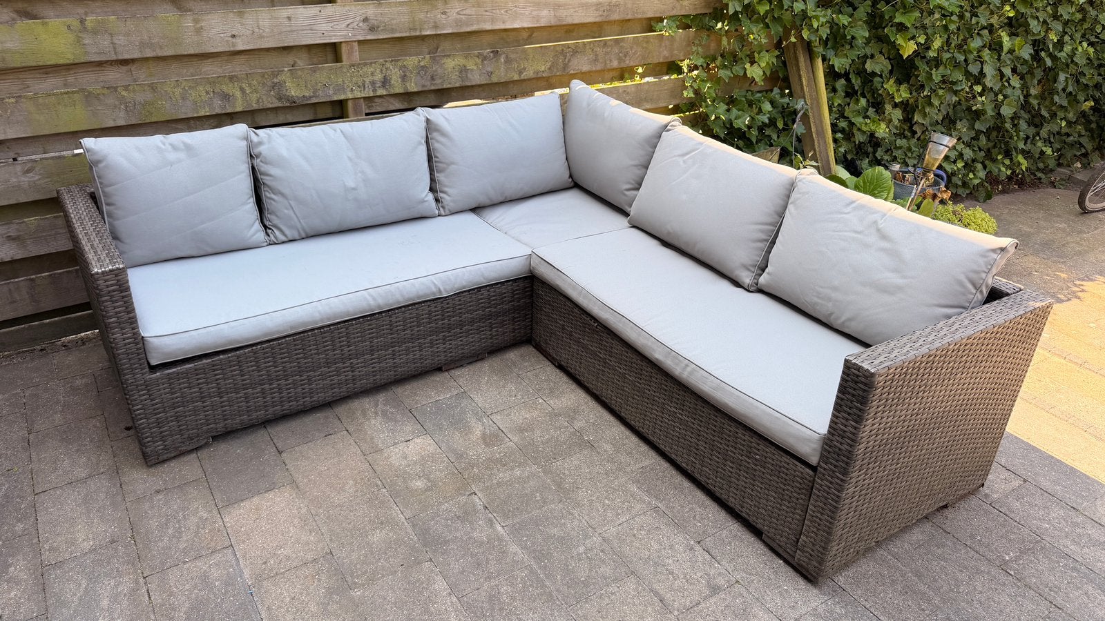 Complete loungekussenset – eventueel gratis loungeset, Tuin en Terras, Ophalen, Zo goed als nieuw, Overige materialen, 5 zitplaatsen