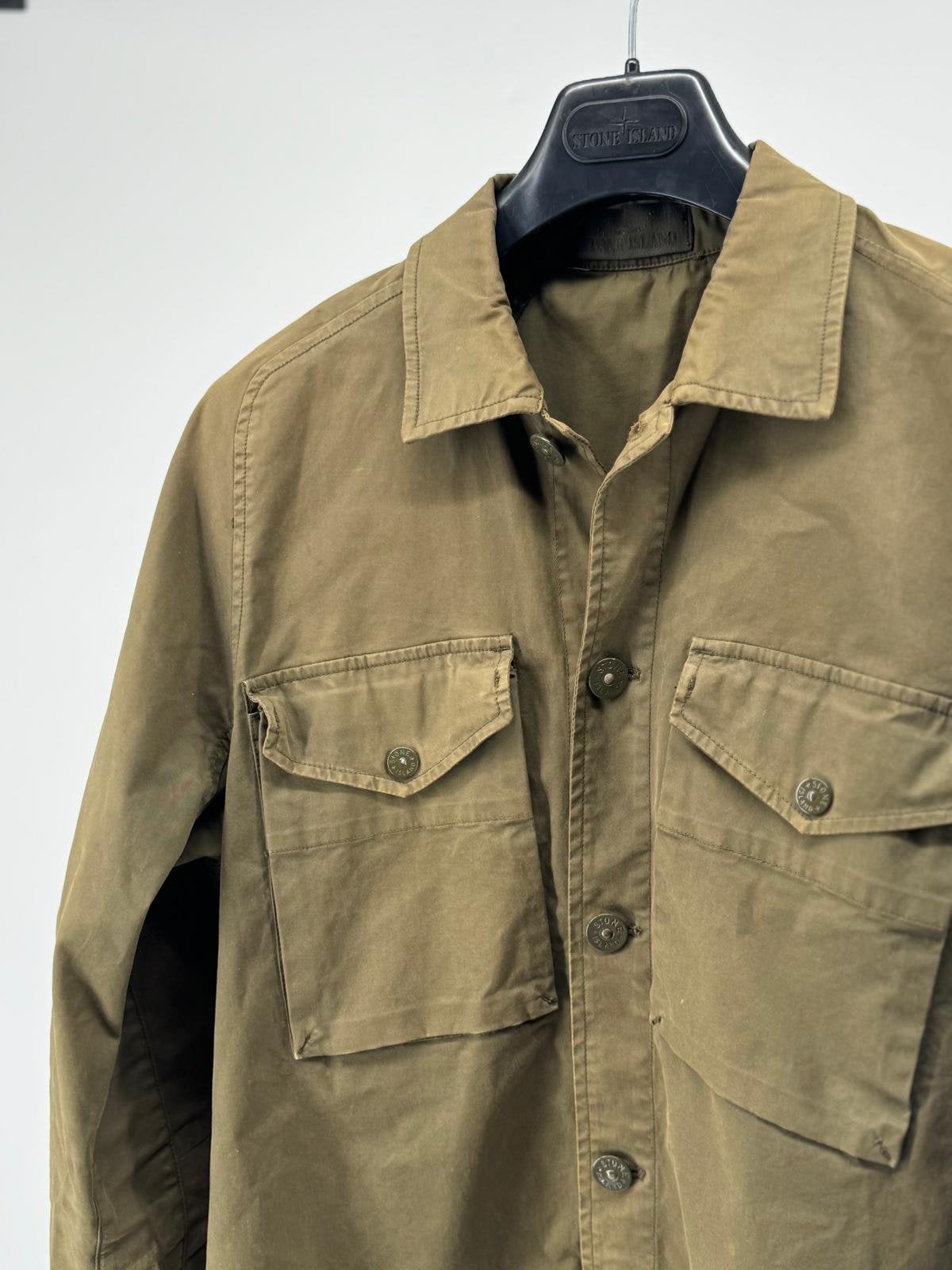 Stone Island Ghost Overshirt - Maat Small, Stone, Ophalen of Verzenden, Zo goed als nieuw, Stone