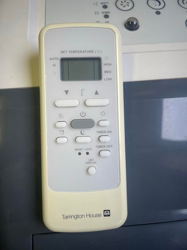 Tarrington House Mobiele Airco met Afstandsbediening, Witgoed en Apparatuur, Ophalen, Gebruikt, Minder dan 60 m³, 3 snelheden of meer