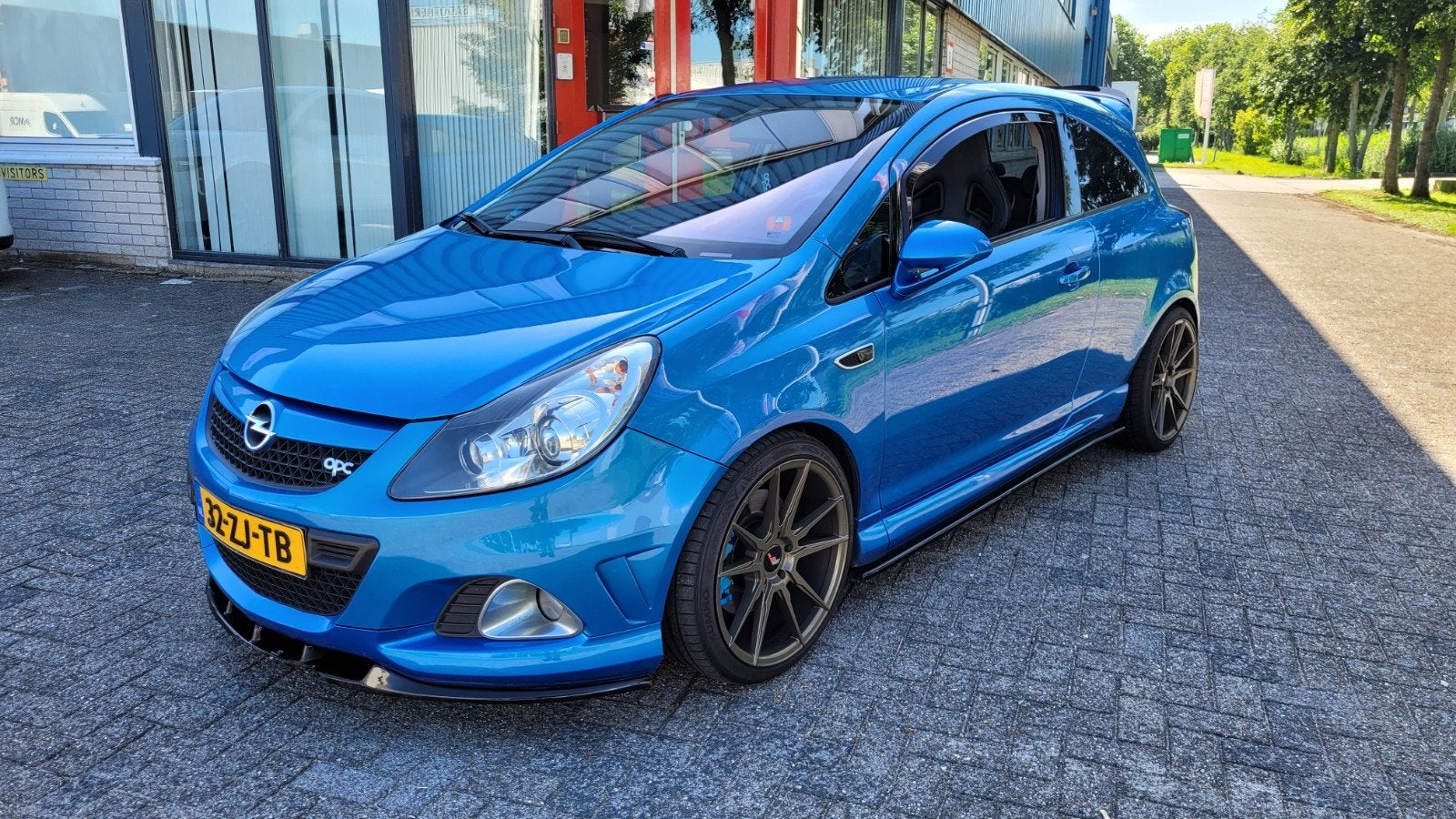 Opel Corsa OPC 1.6 Turbo 232pk 3D 2008 JR/Maxton/stage1/NAP!, Euro 5, 232 pk, Zwart, Blauw