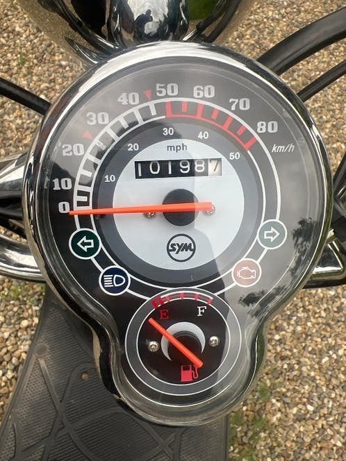 Scooter Sym  Allo 50 B klasse, Fietsen en Brommers, Ophalen, Gebruikt, Maximaal 45 km/u, Allo